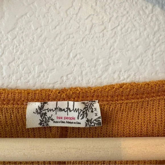 Free People Sloane Henley Body Suit in Amber Rust NWT - Picture 4 of 7